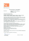 Declaration of Conformity cannulas for dermatology